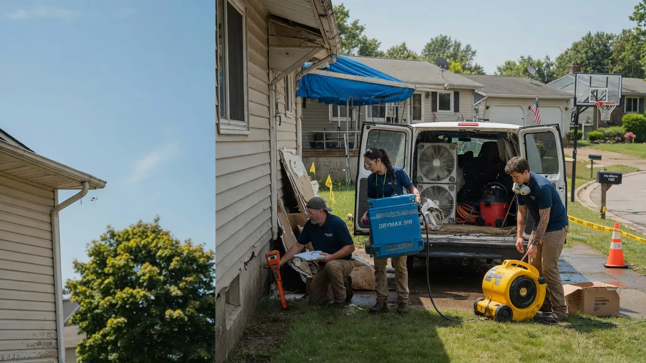 Ceiling Leak Cleanup in Mount Auburn, IL near me